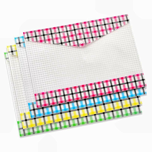 Папка с кнопкой  А4,  5515, YL628 ассорти