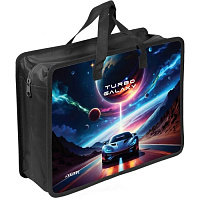 Папка для тетрадей, ИЗО и технологии 3D "deVENTE. Turbo Galaxy" A4 с ручк. 8054630