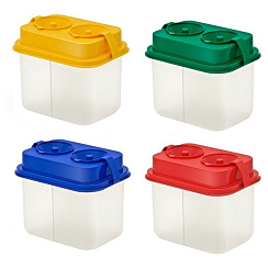 Стакан непроливайка двойной Гамма, ассорти, с крышкой 2305217