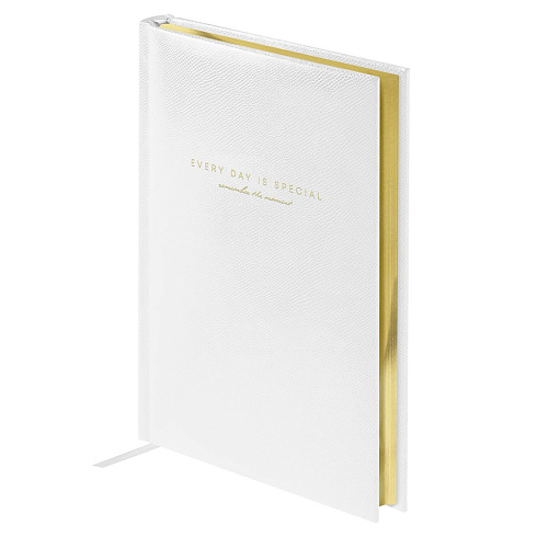 Ежедневник недатир., 136л, А5 BG "Dallas. White", белый, тв.перепл.кожзам. DuA5_60877