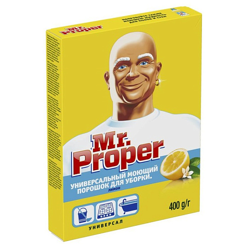 Средство моющее для уборки помещений Mr.Proper порошок Лимон 400г