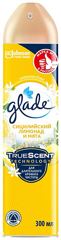 Освежитель Глейд Сицилийский лимонад и мята 300 мл.