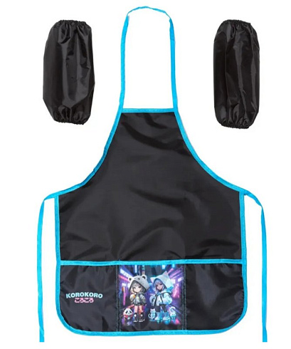 Фартук д/труда "deVENTE.Korokoro" 45x54см (M) 3 кармана, нарукав. водоот. ткань7042500