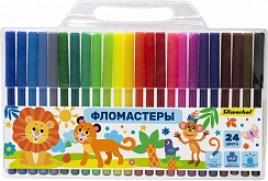 Фломастеры 24 цв. Веселые друзья 1830250 вентил.колп. 7.5мм 125мм