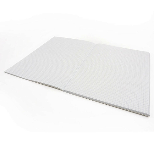 Тетрадь А4 80 л. кл. Классическая голубая Т4805132 скрепка