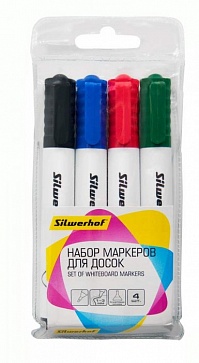 Маркер   набор  д/доски 4цв. PRIME, арт.118005-00/480014