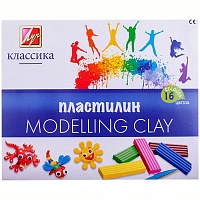 Пластилин "Классика" ("Луч") 16 цветов 20С 1329-08