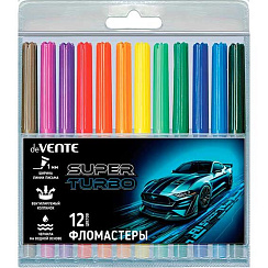 Фломастеры 12цв "deVENTE. Super Turbo" вент. колп. блистер 5081631