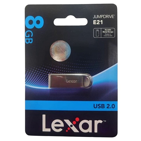 USB-накопитель, Lexar. E21. LJDE021008G-BNQNG. 8GB. USB 2.0