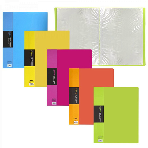 Папка с файлами  А4 Yalong на 60 файлов YL213802-60 ассорти