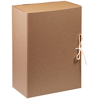 Папка архивная короб 150мм с завязками, OfficeSpace разборный,без покрытия, до 1400л 312548