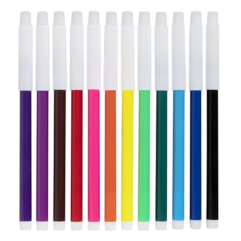 Фломастеры 12цв "deVENTE. Korokoro" с невент. колп. 5081520