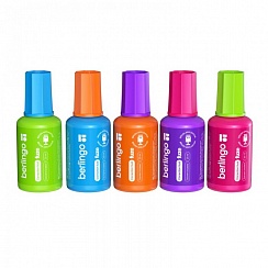 Корректор с кисточкой на хим осн Berlingo 20мл KR200