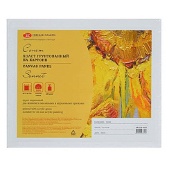 Холст 24*30 на картоне грунтовый DK13701-24х30 мел.зерно