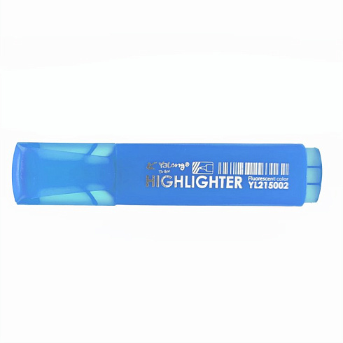 Текстовыделитель Yalong YL215002 голубой
