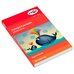 Пластилин "мультики" ("гамма") 18 цв. 360 гр. 280028