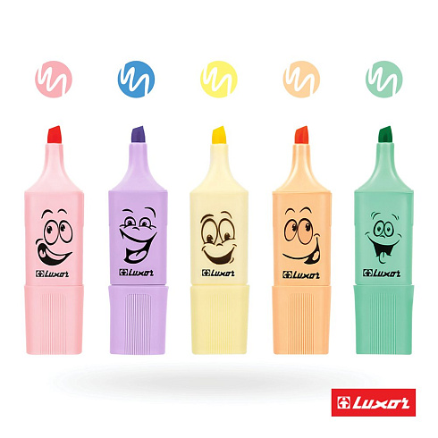 Текстовыделители  набор  5 цв. LUXOR, JAR  EyeLiter
