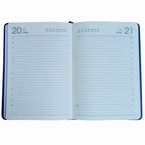 Ежедневник А5 полудат.SDA-3715,3306А темо-синий