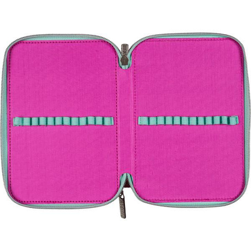 Пенал "deVENTE. Candy Cat" 21x14x5,2 см, двухст. для 44 предм. на молнии 7012411