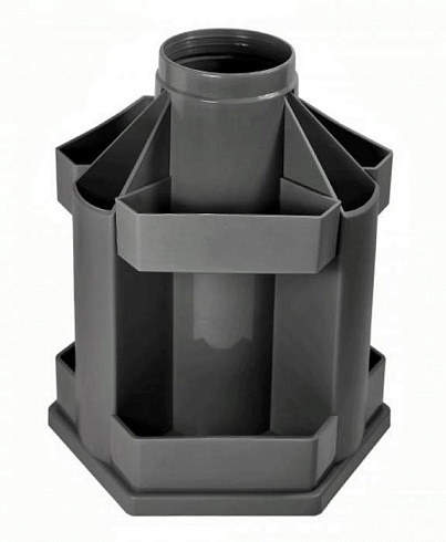 Подставка канц. " Maxi Desk" без напол серый ОР201