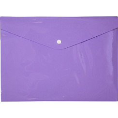Папка-конверт на кнопке А4, "deVENTE. Pastel"A4 (330x235 мм)180 мкм, непрозр пастель сиренев 3079327