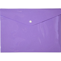 Папка-конверт на кнопке А4, "deVENTE. Pastel"A4 (330x235 мм)180 мкм, непрозр пастель сиренев 3079327