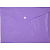 Папка-конверт на кнопке А4, "deVENTE. Pastel"A4 (330x235 мм)180 мкм, непрозр пастель сиренев 3079327