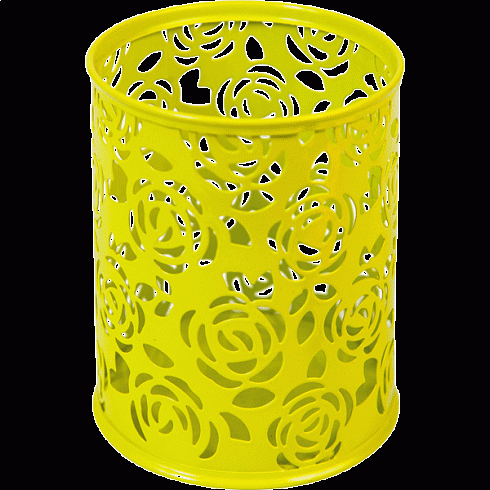 Подставка для пишуш.принадлежностей, "deVENTE" 8x8x9,8 см, кругл., сетч. метал., салатовый 4104704