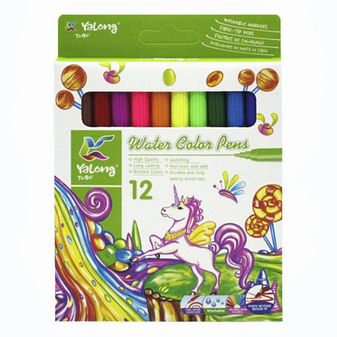 Фломастеры 12 цв YL18036-12