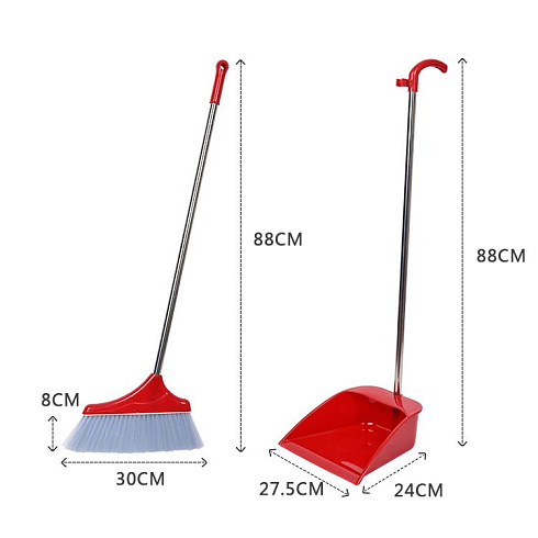 Щетка с длинной ручкой с совком С130024