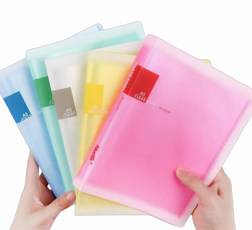 Папка с файлами А5 Sheeny на 20 файлов Арт. А 520 флюресцент