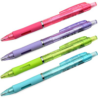 Автокарандаш Deli "Neonup" 0,5 мм, круглый корпус с ластиком, ассорти арт.044-U600N-05