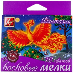 Мелки пастельные масляные "Фантазия" 12 цв. 25С 1520-08