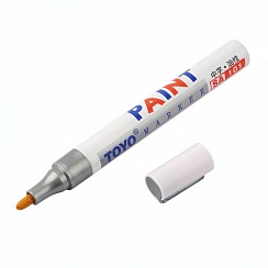 Маркер по металлу серебро TOYO(12 шт. в уп)