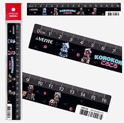 Линейка 16см пластиковая "deVENTE. Korokoro"" 5091520