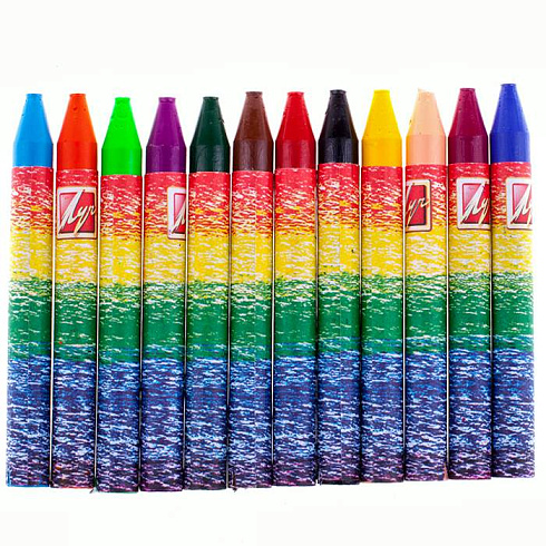 Мелки пастельные масляные "Фантазия" 12 цв. 25С 1520-08