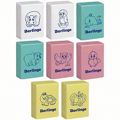 Ластик BERLINGO "Animals", прямоугольный, 28*18*10 BLc_00150
