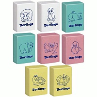 Ластик BERLINGO "Animals", прямоугольный, 28*18*10 BLc_00150