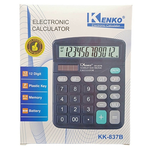 Калькулятор Kenko 837В,6502 (12 разр.)