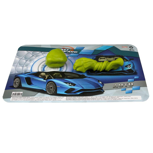 Настольное покрытие "СИНЯЯ МАШИНА" А4 ПЛАСТИК НПД-4243