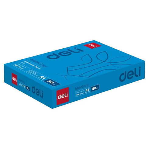 Бумага ксероксная  А4 DELI "MateCopy" 80гр/м2, 500л
