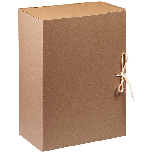 Папка архивная короб 150мм с завязками, OfficeSpace разборный,без покрытия, до 1400л 312548