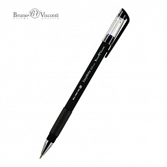 Ручка "BV" шар. 0,5мм "EASYWRITE "BLACK" синяя 20-0051