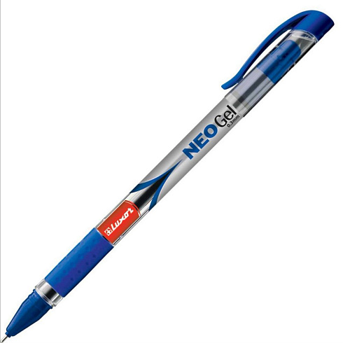 Ручка гелевая. Luxor "Neo Gel"  синяя, 0,3 мм, (12шт уп.), арт.18502