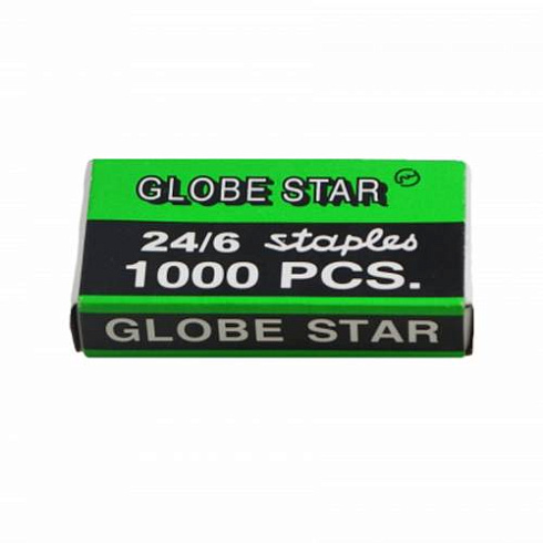 Скобы GLOBE STAR 24/6 (10 шт. в уп)