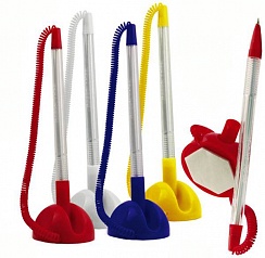 Ручка на подставке настольная Арт.STP866/BU, 709