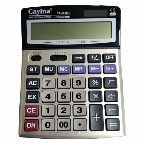 Калькулятор Cayina 6900H (12 разрядный)