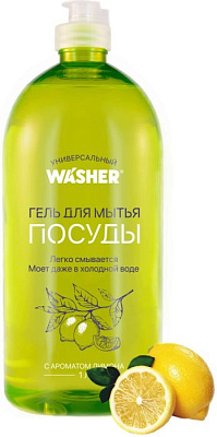 Средство для мытья посуды "WASHER" 1 л, лимон