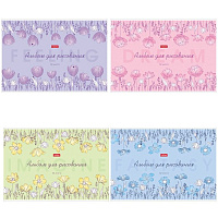 Альбом д/рис. 32л. Wonderluf Flower (ХАТБЕР) скрепка 32А4тВ