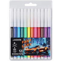 Фломастеры 12цв "deVENTE. Fast Or Last" с невент. колп. 5081522